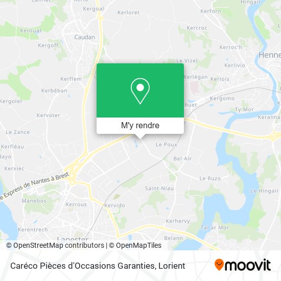Caréco Pièces d'Occasions Garanties plan