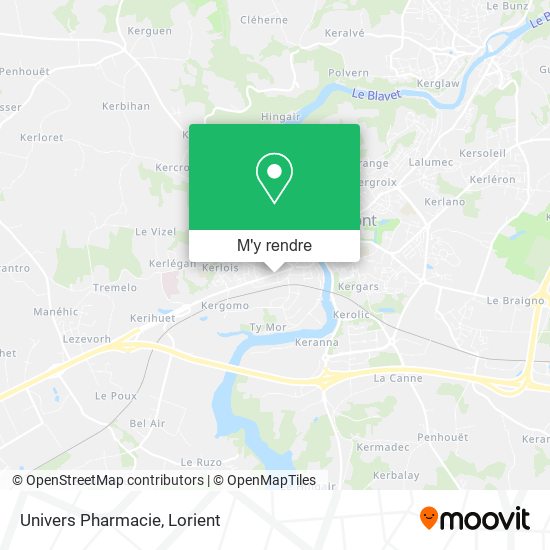 Univers Pharmacie plan