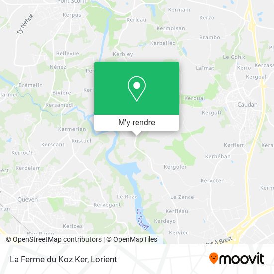 La Ferme du Koz Ker plan