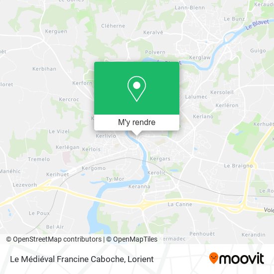 Le Médiéval Francine Caboche plan