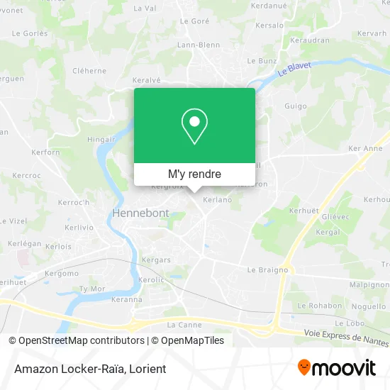 Amazon Locker-Raïa plan