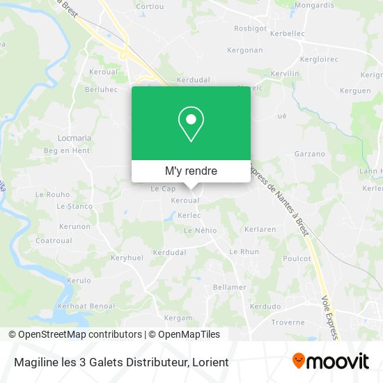 Magiline les 3 Galets Distributeur plan