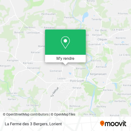 La Ferme des 3 Bergers plan