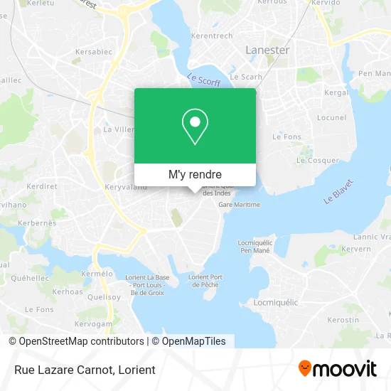 Rue Lazare Carnot plan