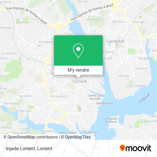 Injade Lorient plan