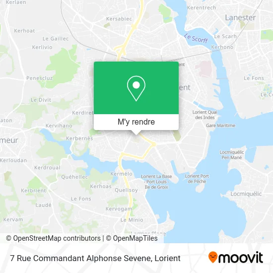 7 Rue Commandant Alphonse Sevene plan