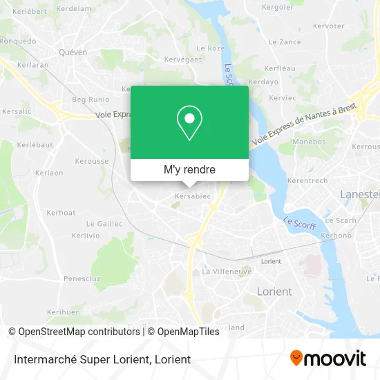 Intermarché Super Lorient plan