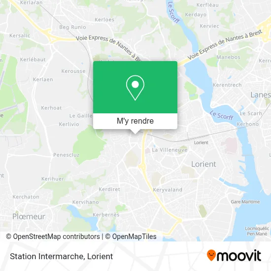 Station Intermarche plan
