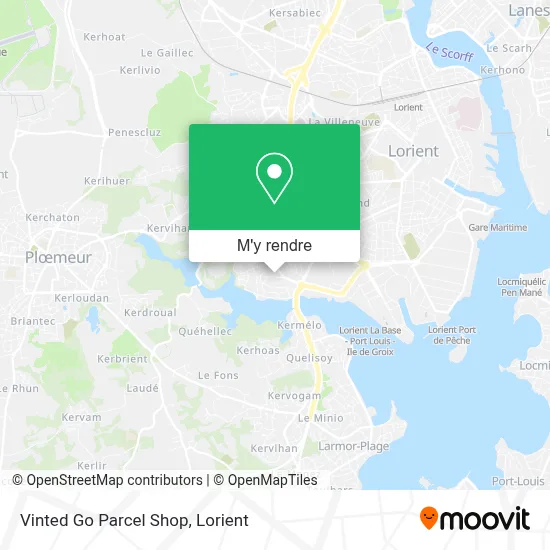 Vinted Go Parcel Shop plan