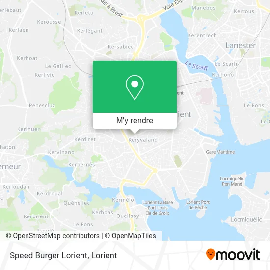 Speed Burger Lorient plan