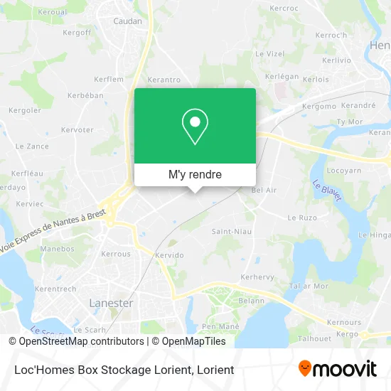 Loc'Homes Box Stockage Lorient plan