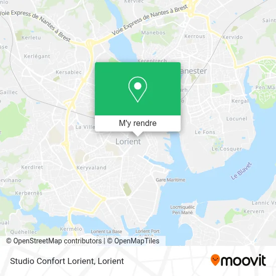 Studio Confort Lorient plan