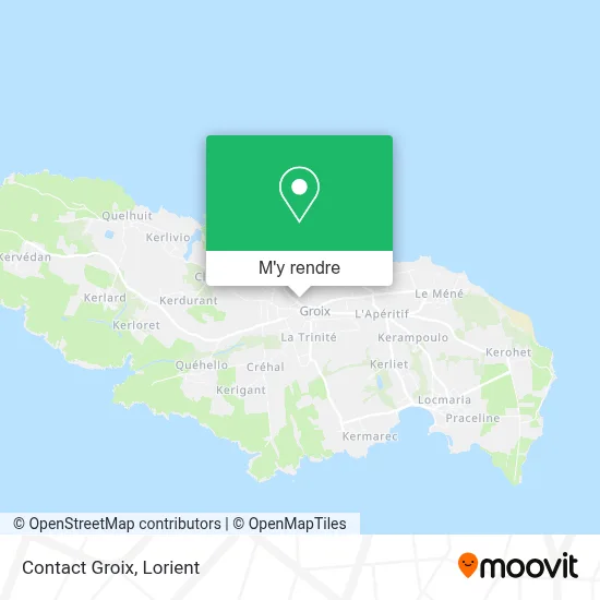 Contact Groix plan