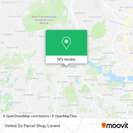 Vinted Go Parcel Shop plan