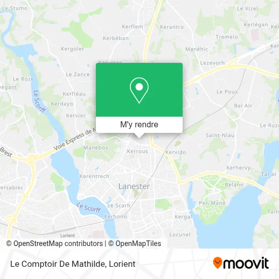 Le Comptoir De Mathilde plan