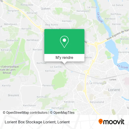 Lorient Box Stockage Lorient plan