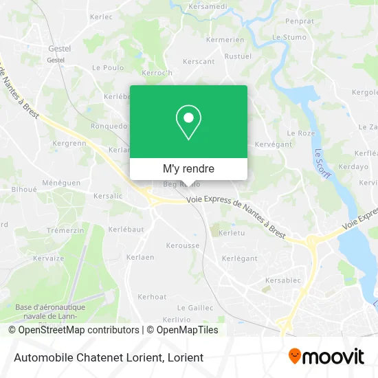 Automobile Chatenet Lorient plan