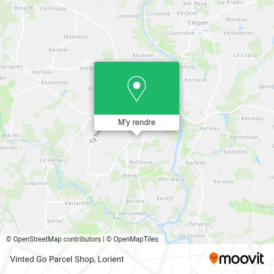 Vinted Go Parcel Shop plan