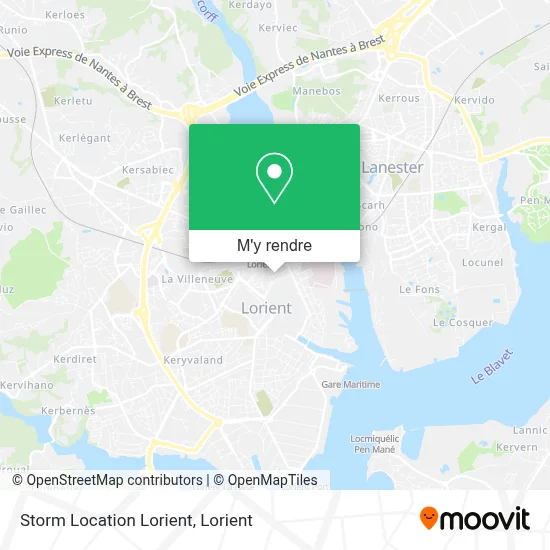 Storm Location Lorient plan