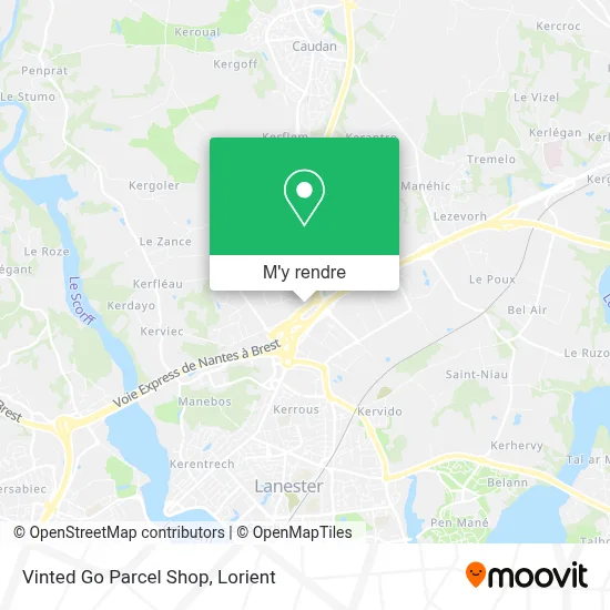 Vinted Go Parcel Shop plan