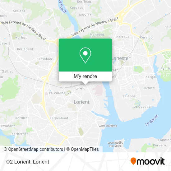 O2 Lorient plan