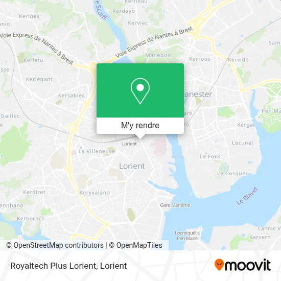 Royaltech Plus Lorient plan