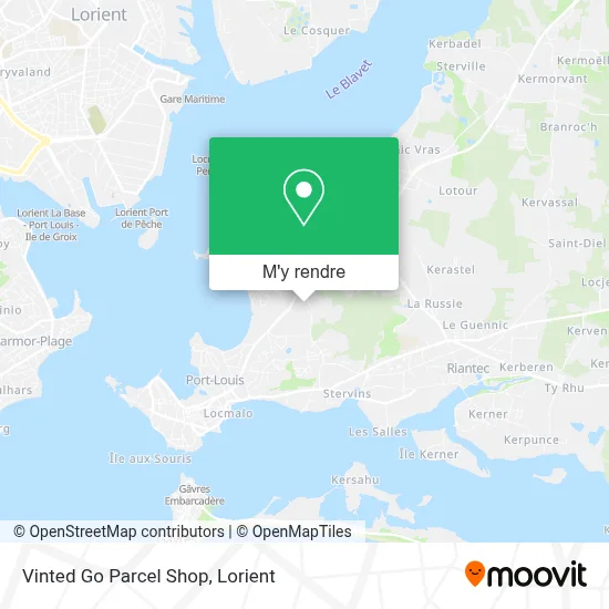 Vinted Go Parcel Shop plan