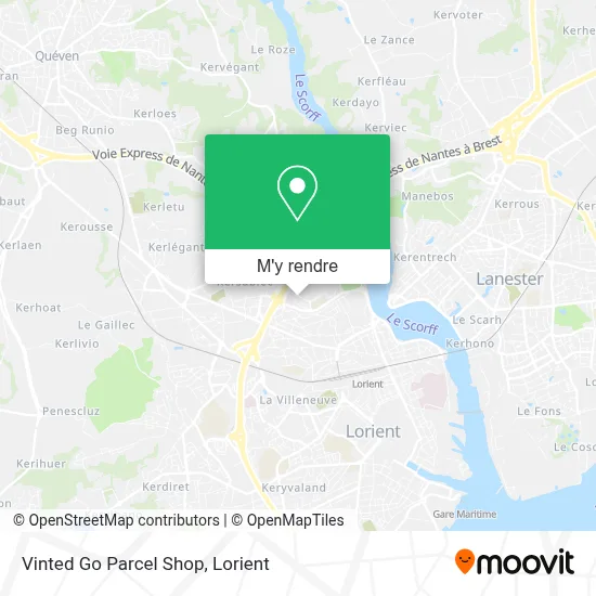 Vinted Go Parcel Shop plan