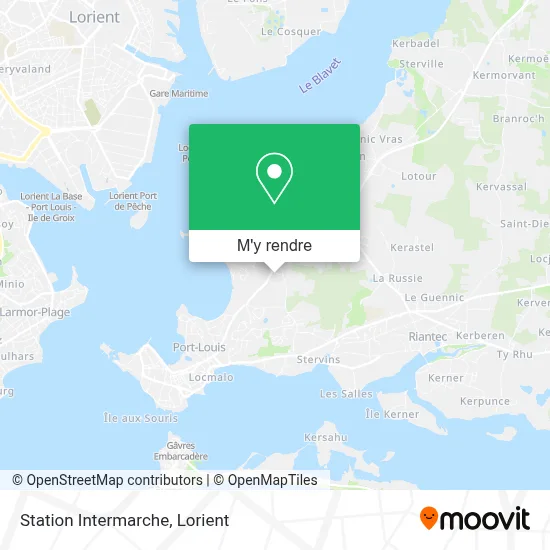 Station Intermarche plan
