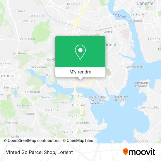 Vinted Go Parcel Shop plan