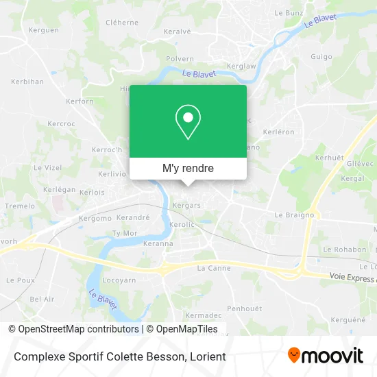 Complexe Sportif Colette Besson plan