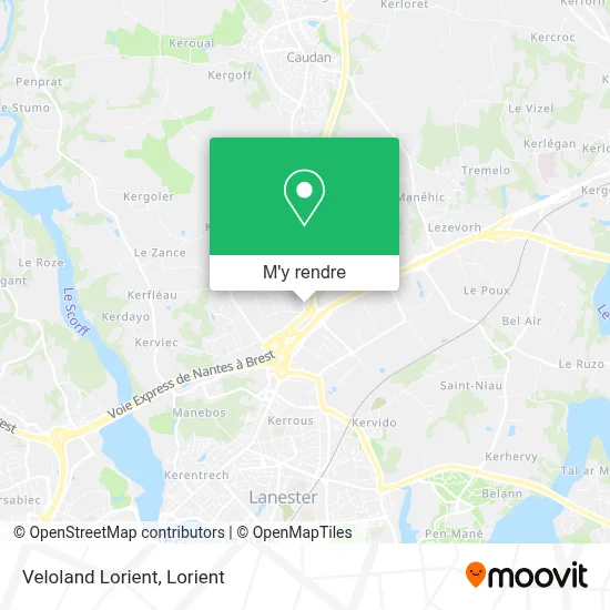 Veloland Lorient plan