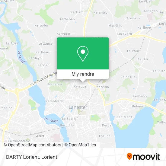 DARTY Lorient plan