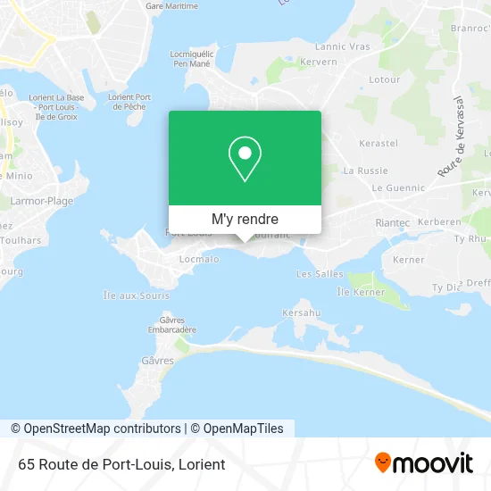 65 Route de Port-Louis plan