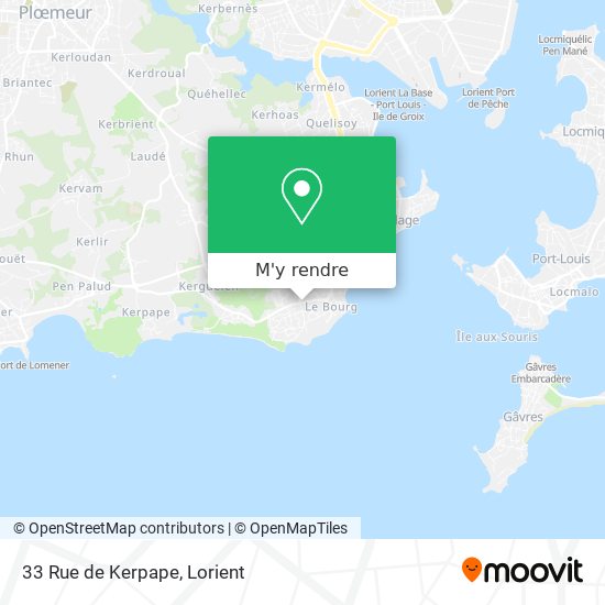 33 Rue de Kerpape plan