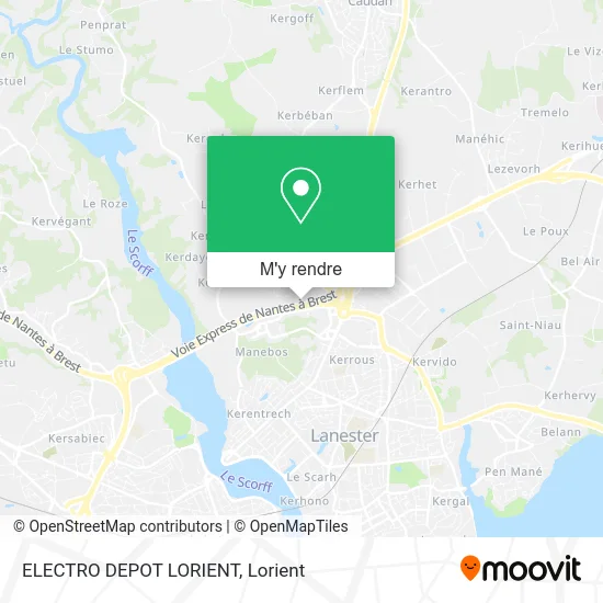ELECTRO DEPOT LORIENT plan