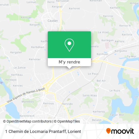 1 Chemin de Locmaria Prantarff plan