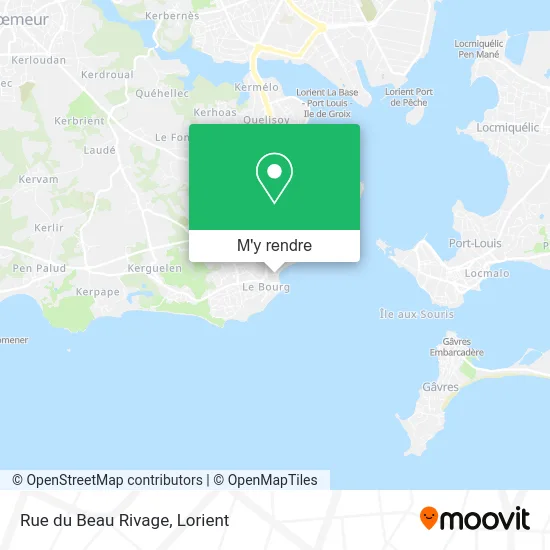 Rue du Beau Rivage plan