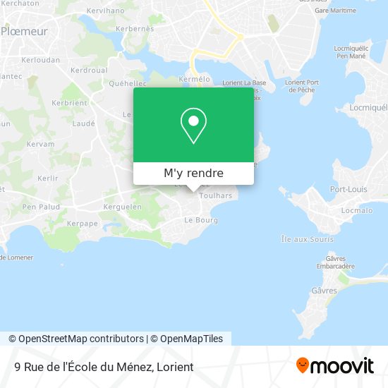 9 Rue de l'École du Ménez plan