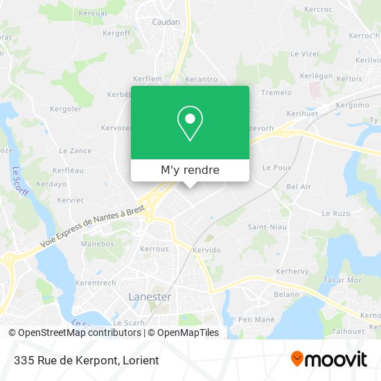 335 Rue de Kerpont plan