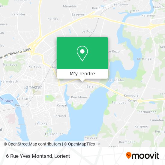 6 Rue Yves Montand plan