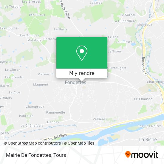 Mairie De Fondettes plan
