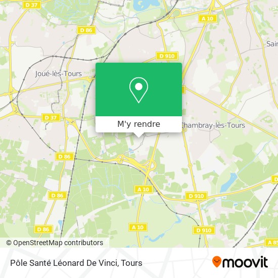 Comment Aller A Pole Sante Leonard De Vinci A Chambray Les Tours En Bus Moovit