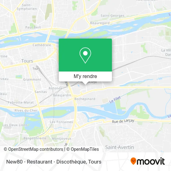 New80 - Restaurant - Discothèque plan
