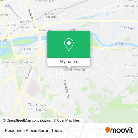 Résidence Alexis Baron plan