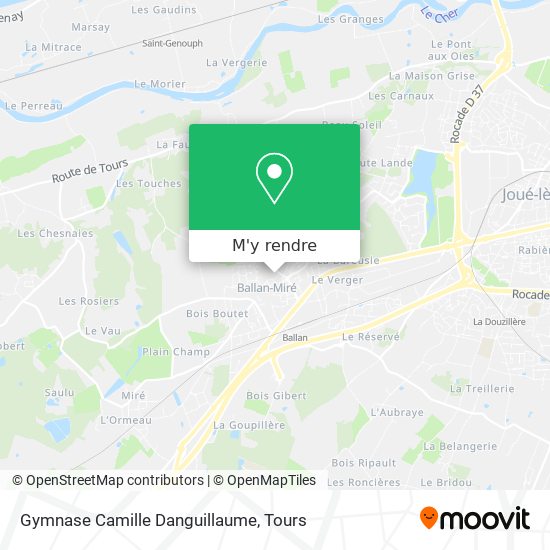 Gymnase Camille Danguillaume plan