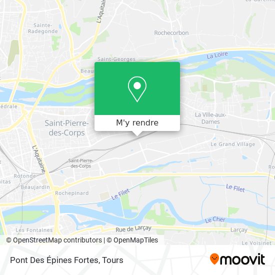 Pont Des Épines Fortes plan