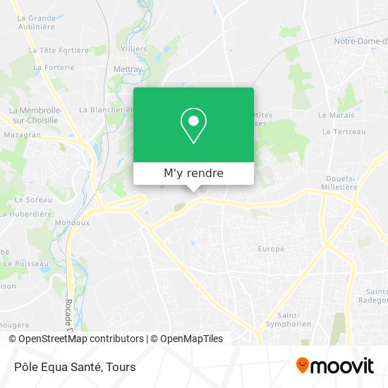 Pôle Equa Santé plan