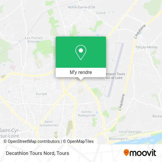 Decathlon Tours Nord plan