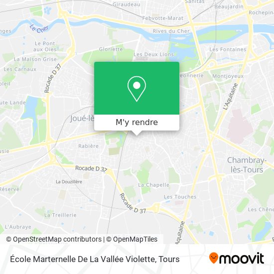 École Marternelle De La Vallée Violette plan